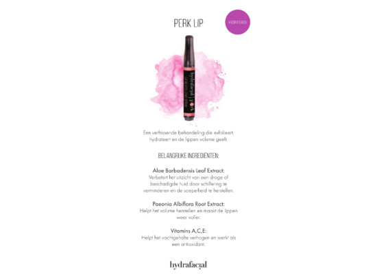 Boosterkaart Perk lip (per 10 verpakt)